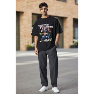 Transformers and Hasbro Men's Black Tee Shirt SMALL